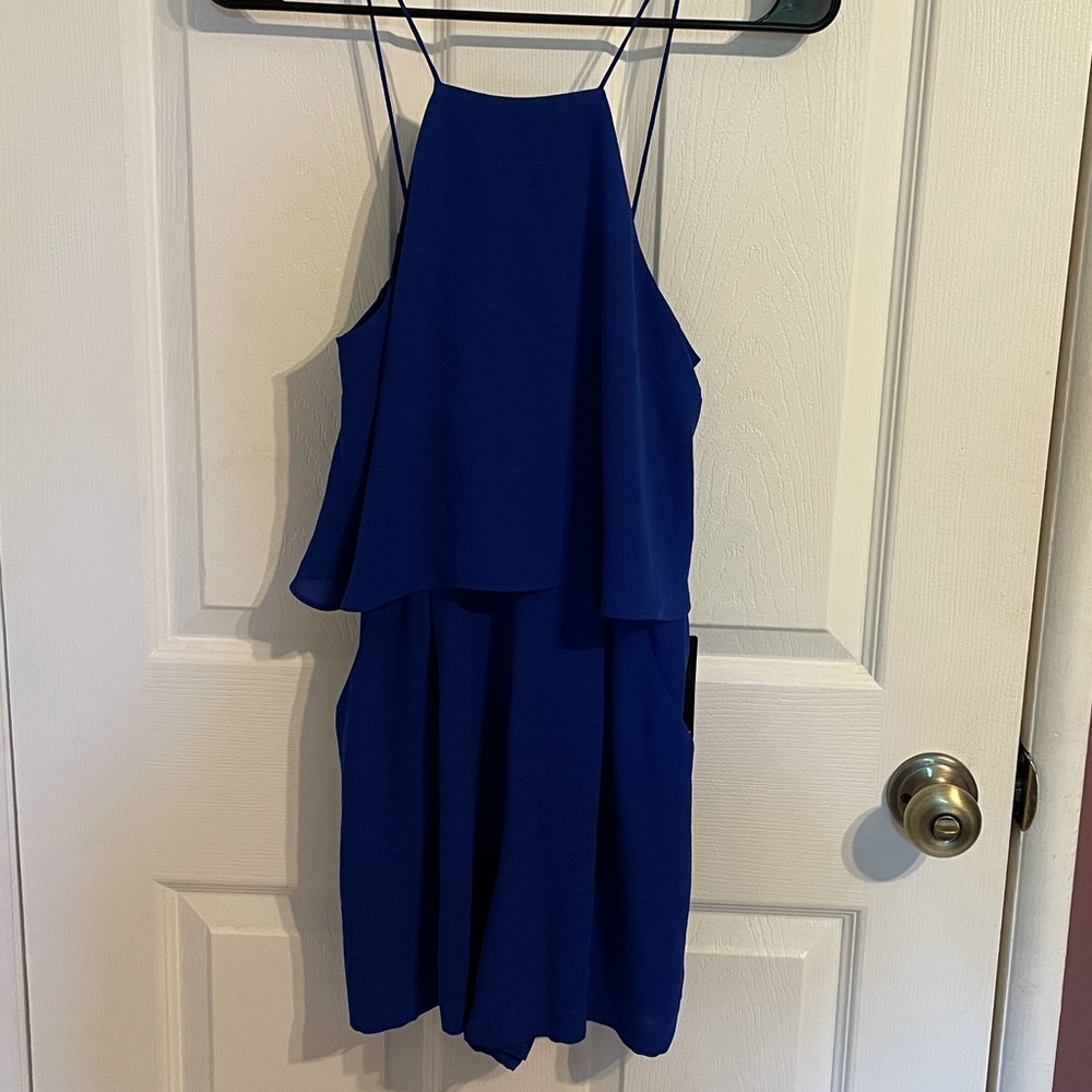 Royal blue romper